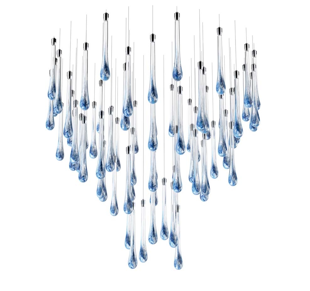 Cascade Crystal Chandelier Water 7