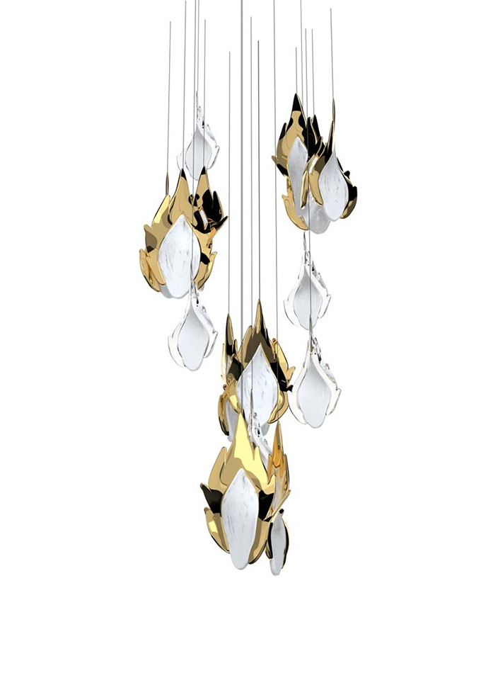 FLAME 3 Cascade Lighting Fixture