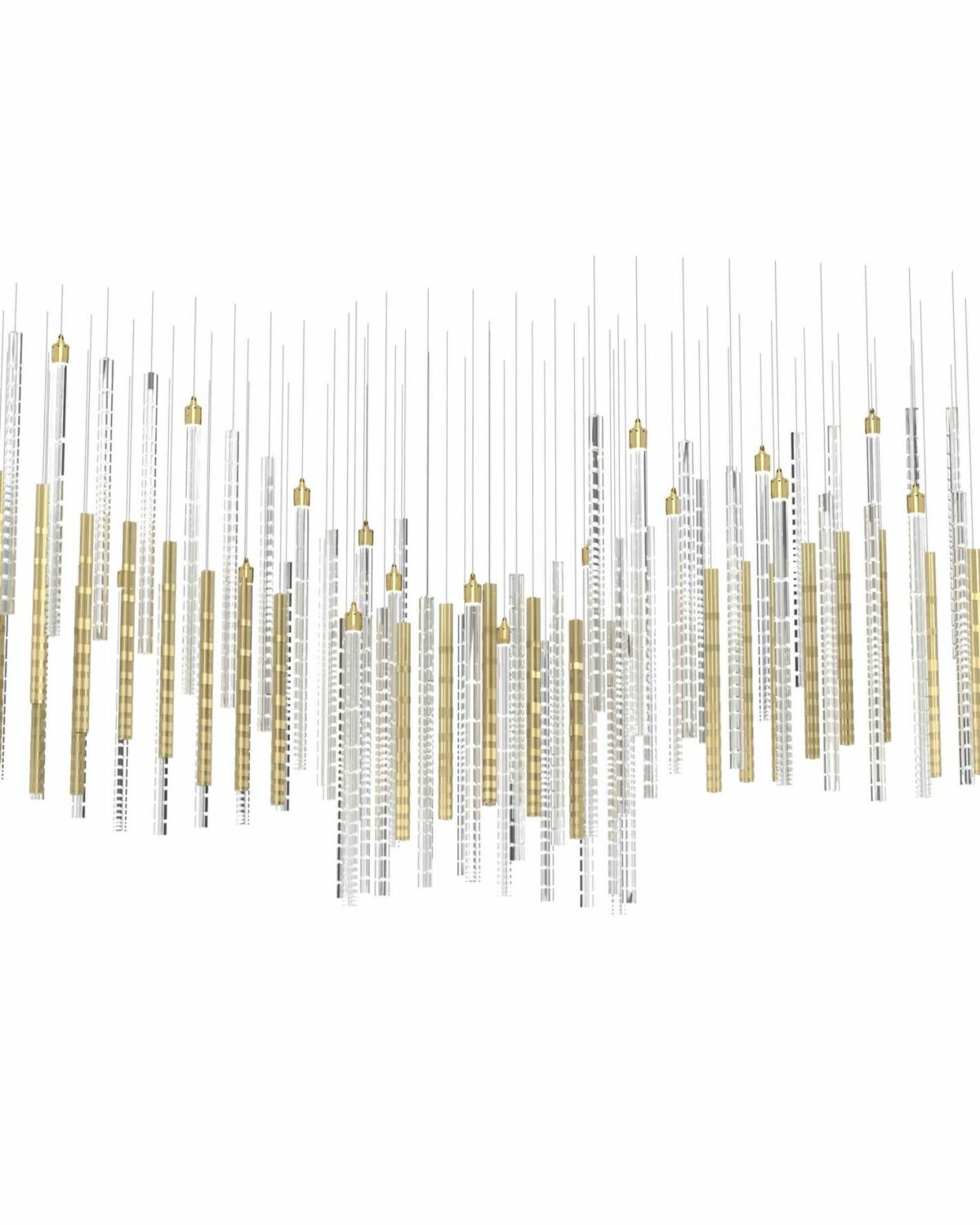 Large crystal ceiling lighting melody 1