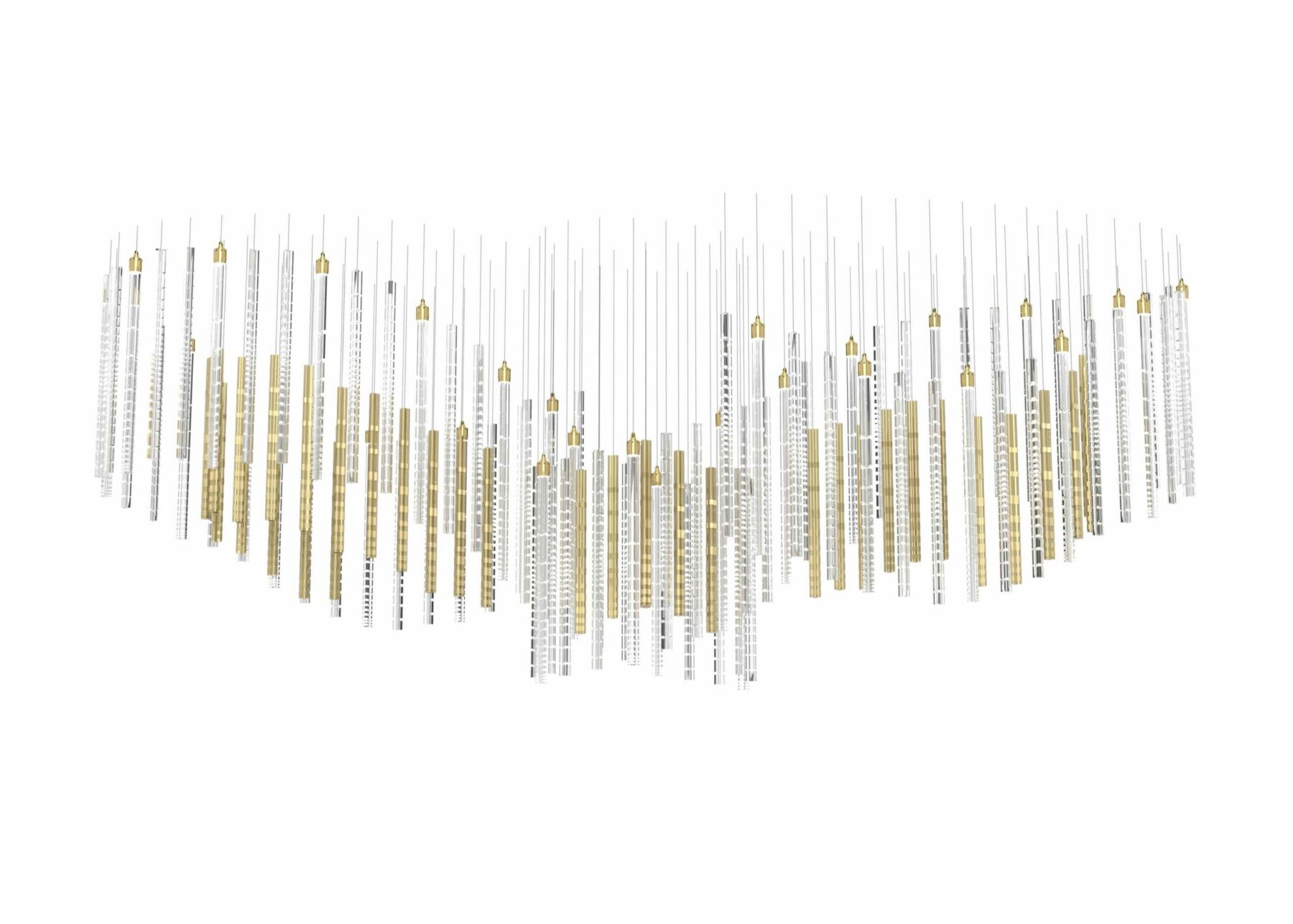Luxury Chandelier with Soft Lines Melody 1, catalog view
