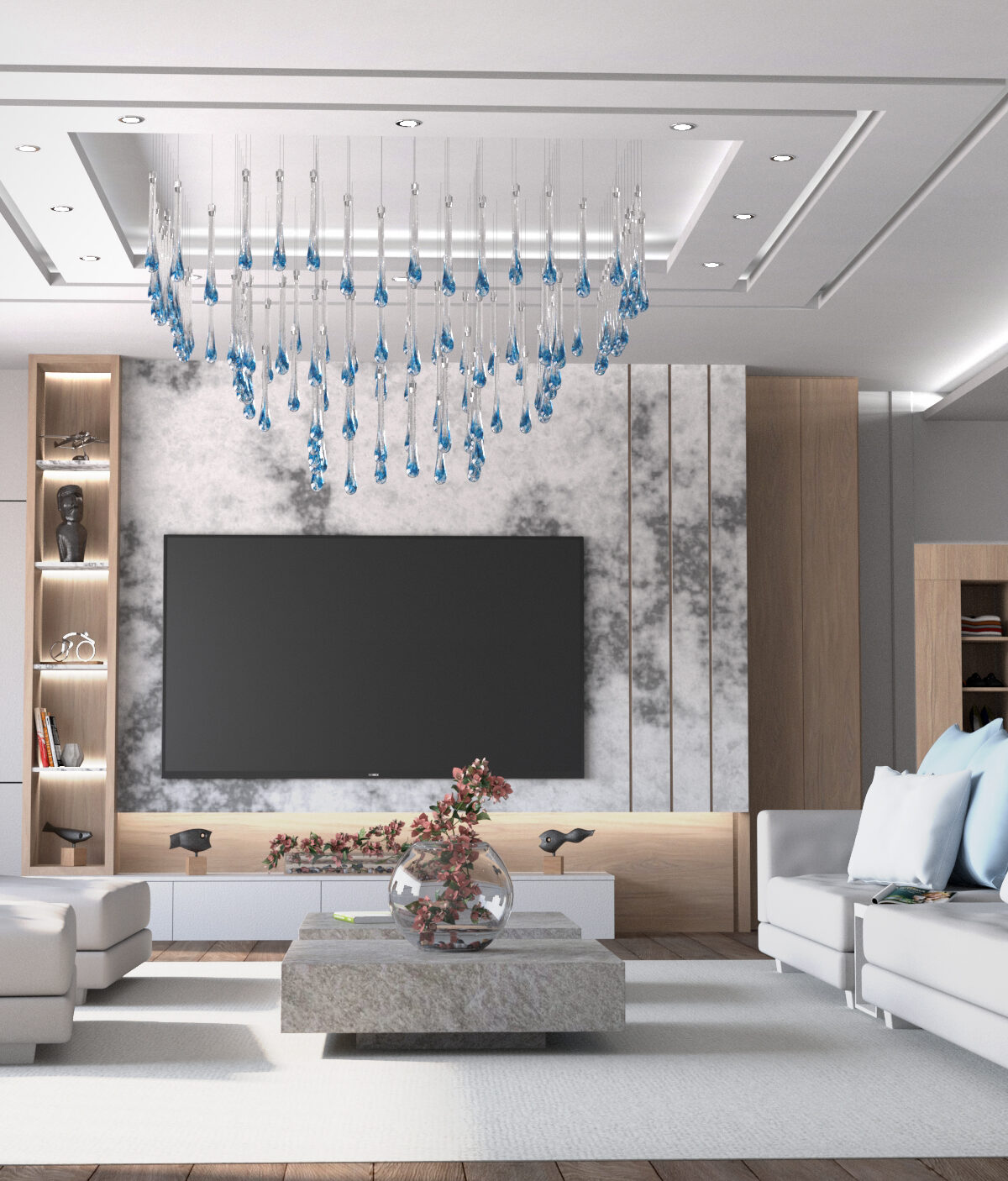 Sculptural Lighting for Grand Interiors Water 11