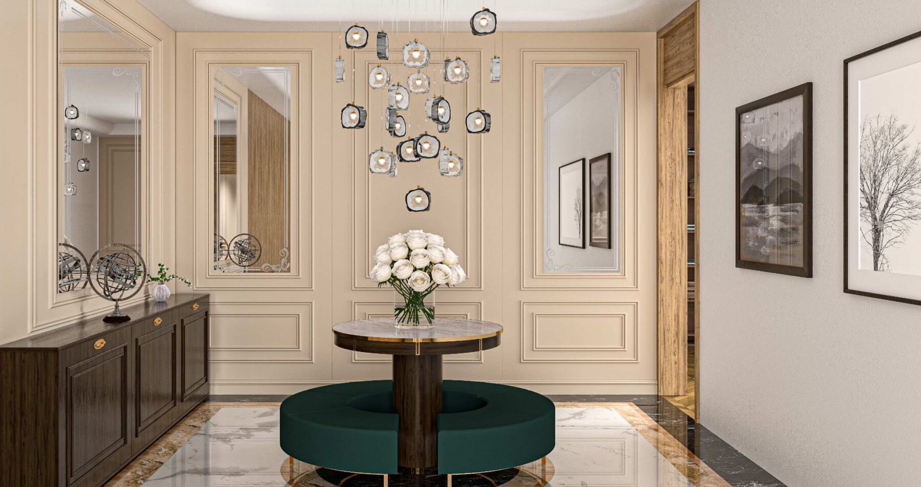 Large Pendant Lighting Fixture Glittering Eye 8, catalog view