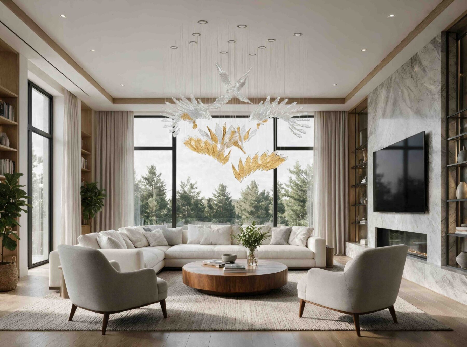 A sculpture light fixture Iceberg 5, catalog view