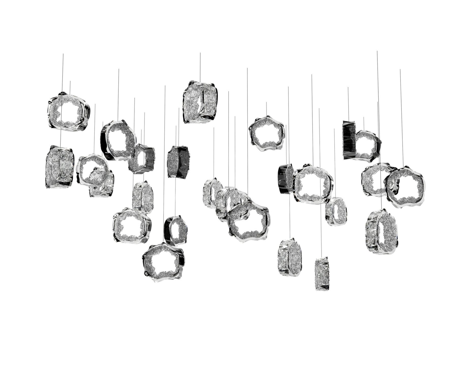 Luxury Chandelier for large space Glittering Eye 4, catalog view