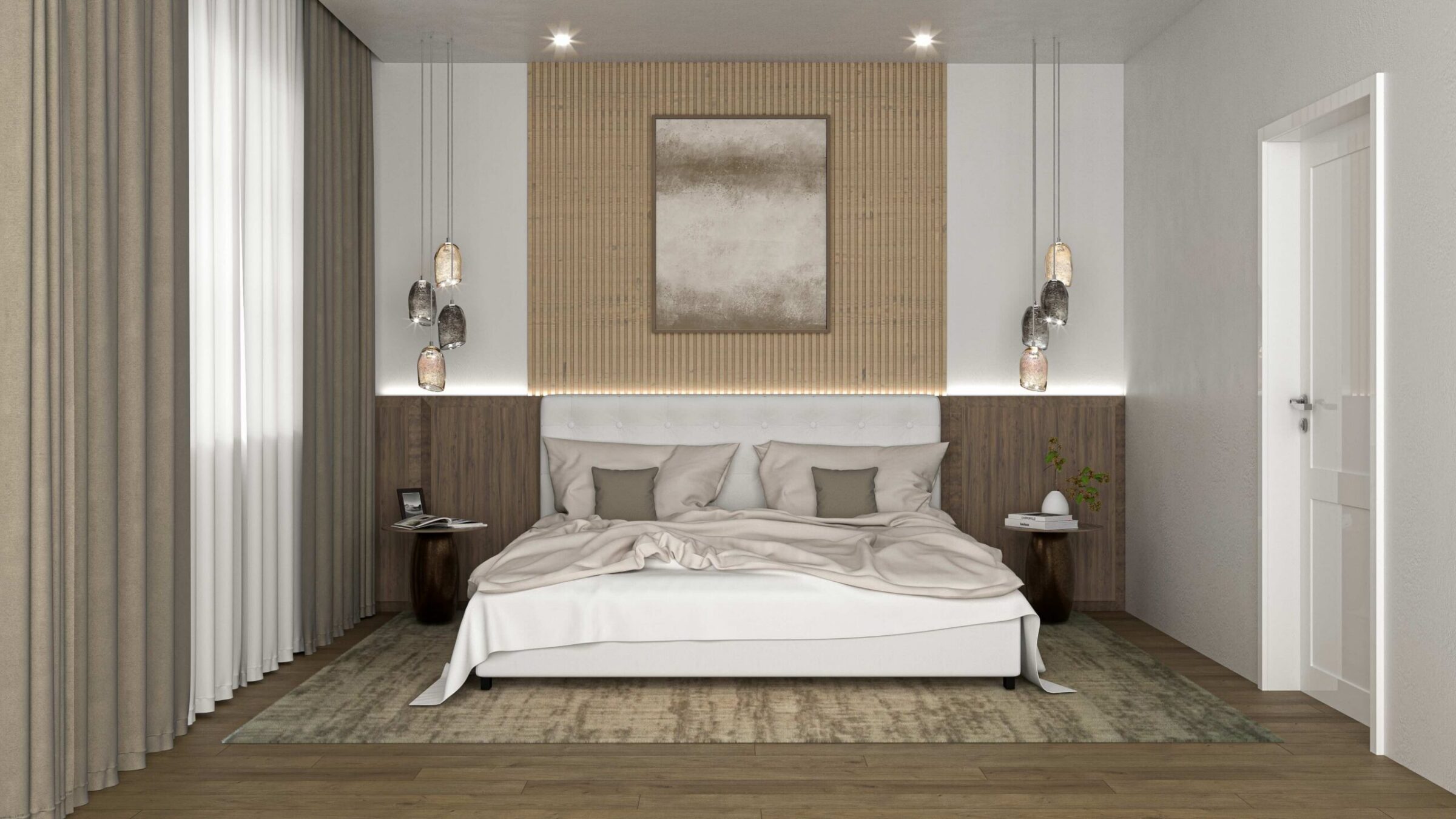 Stardust collection for the interior of the modern bedroom