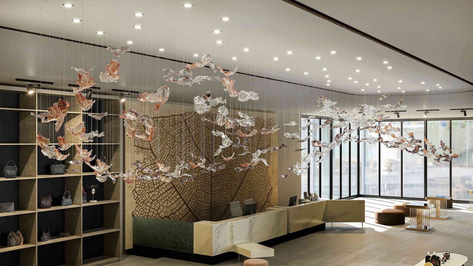 Petalume 5 Bespoke Extra Large Lighting Fixtures, catalog view