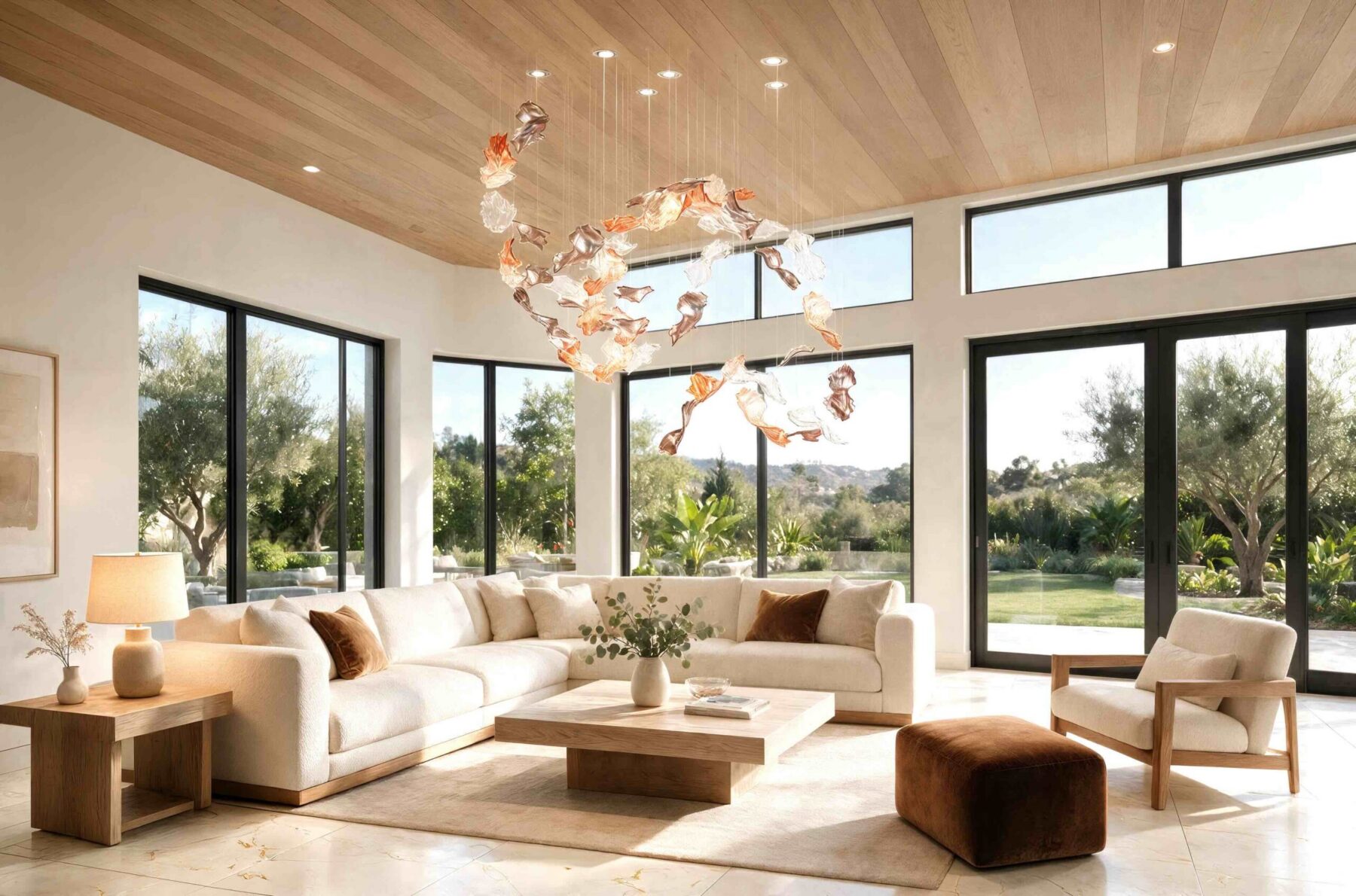 Petalume Large Bespoke Pendant Lighting, catalog view