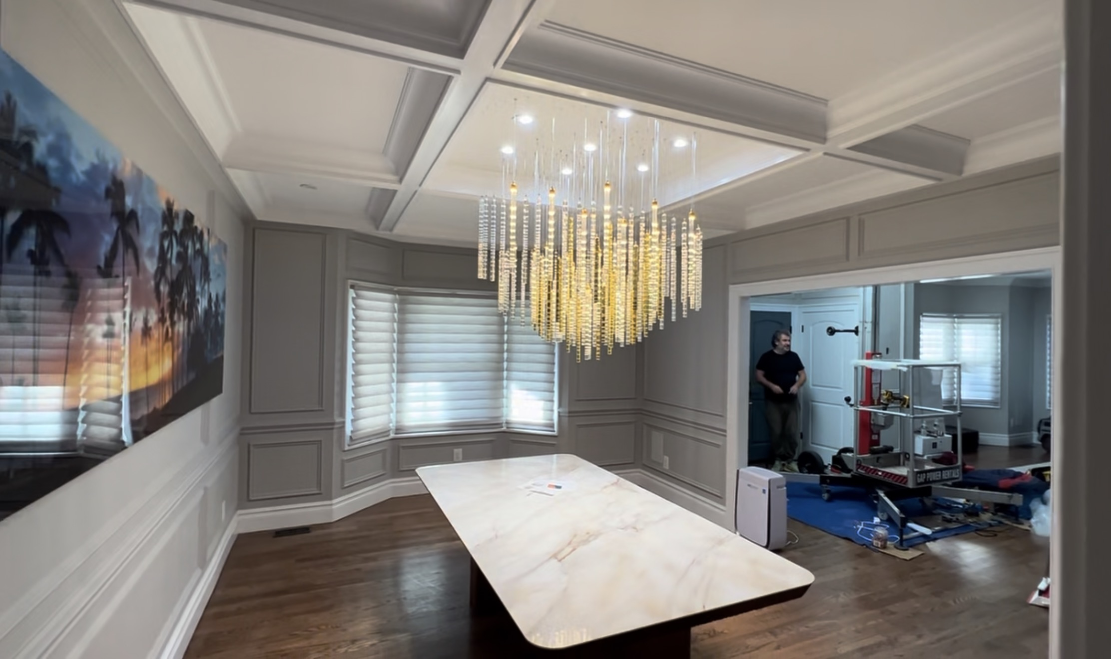 Luxury custom chandelir for the dinning room